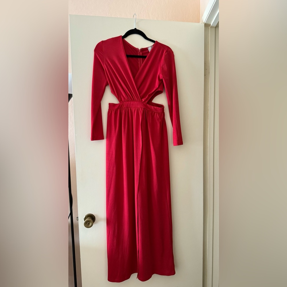 ASOS red maxi dress